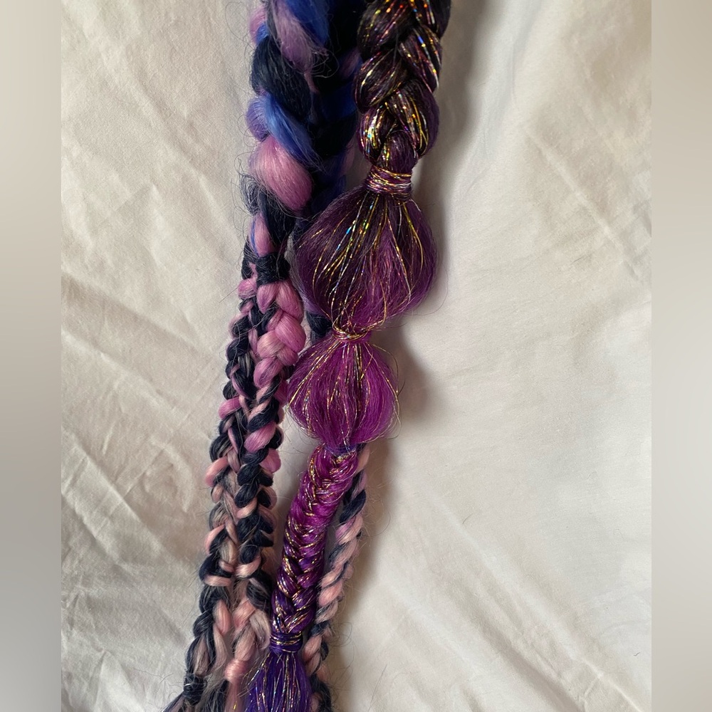 Colorful Braided Hair Extension
